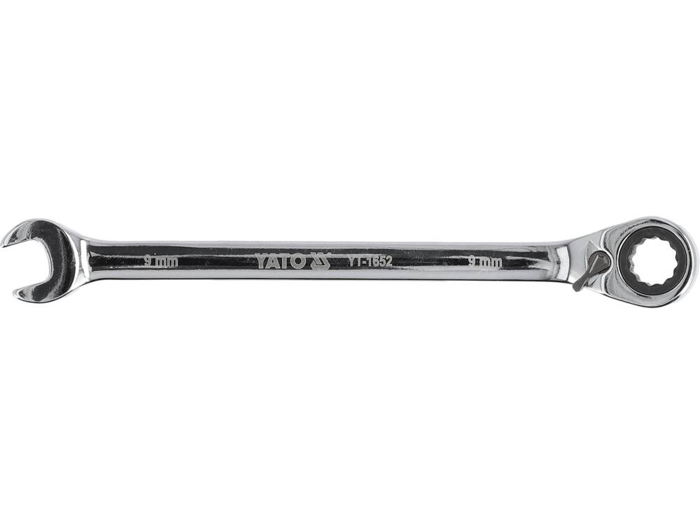 RATCHET COMBINATION WRENCH 9MM (YT-1652)