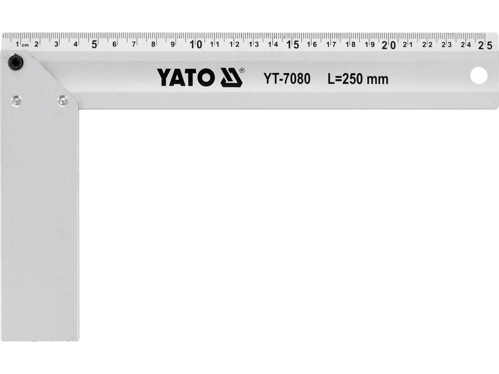 ALUMINIUM TRY SQUARE 250MM (YT-7080)