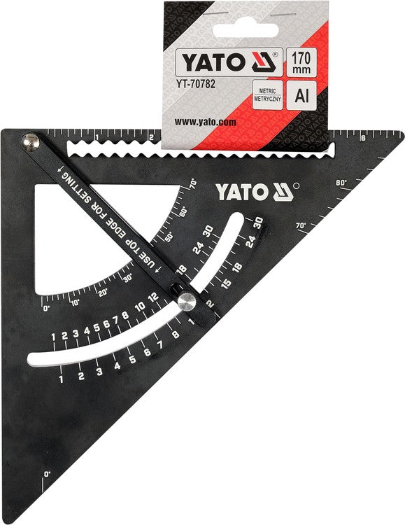 ADJUSTABLE QUICK SQUARE 170 MM (YT-70782)