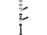 PRESSURE COFFEE MAKER WITH MILK FROTHER 1350W (68502)