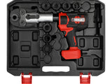 CORDLESS HYDRAULIC PRESSING PLIERS FOR PEX PIPES | 18 V | 50 KN | NARROW HEAD FOR HARD-TO-REACH PLACES | WITHOUT BATTERY (YT-21734)