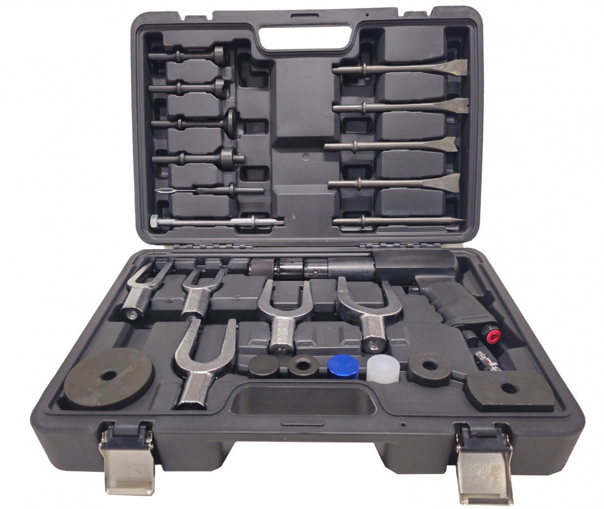 VIBRO / IMPACT CHISEL / PUNCH / REMOVER SET WITH PNEUMATIC HAMMER | 25 PCS. (AH25M)