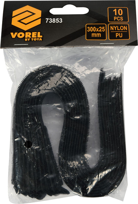 HOOK AND LOOP CABLE TIES 300MM 10PCS (73853)
