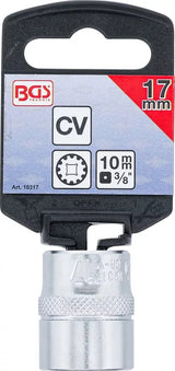 SOCKET, GEAR LOCK | 10 MM (3/8") DRIVE | 17 MM (10317)