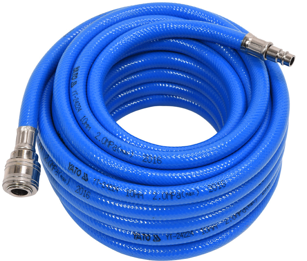 AIR HOSE PVC W. COUPLING 10MM X 10M (YT-24224)