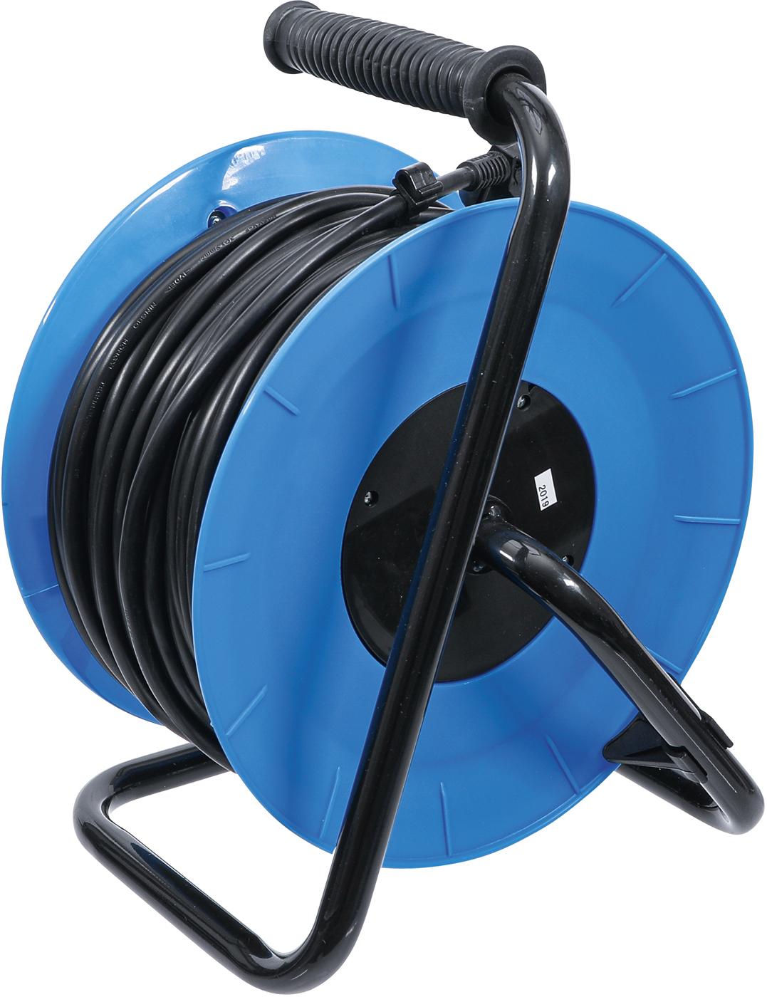 CABLE REEL | 50 M | 3X1,5 MM² | 4 SOCKET OUTLETS | IP 20 | 3000 W (3362)
