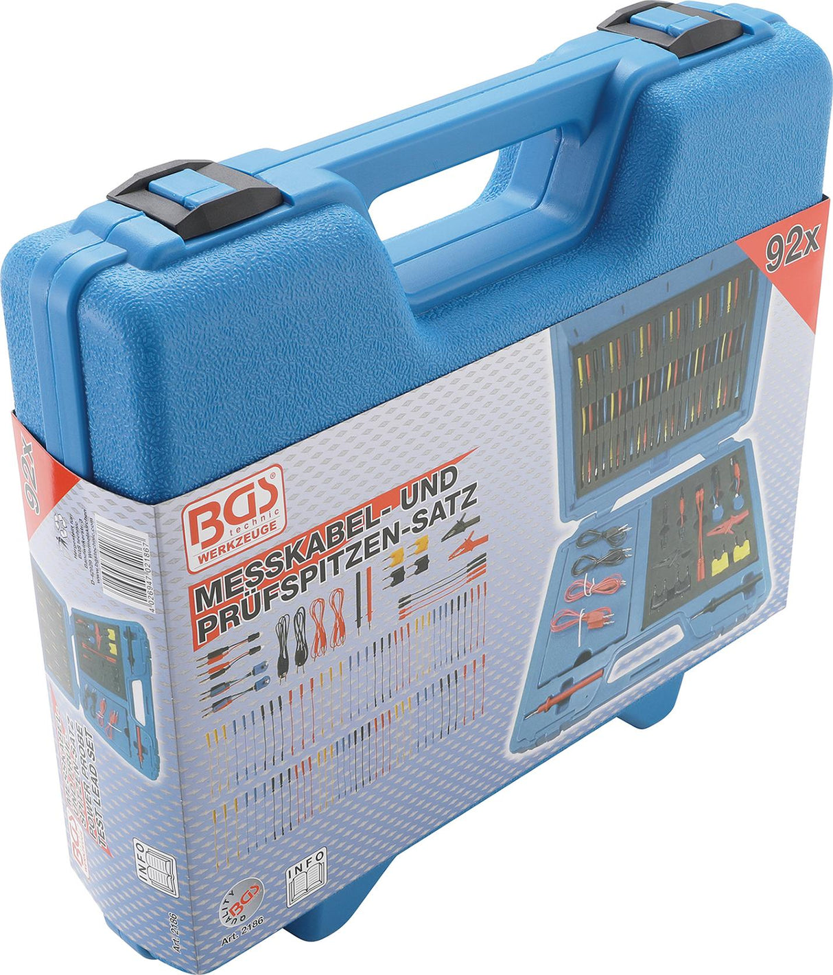 MEASURING CABLE AND PROBE SET | 92 PCS. (2186)