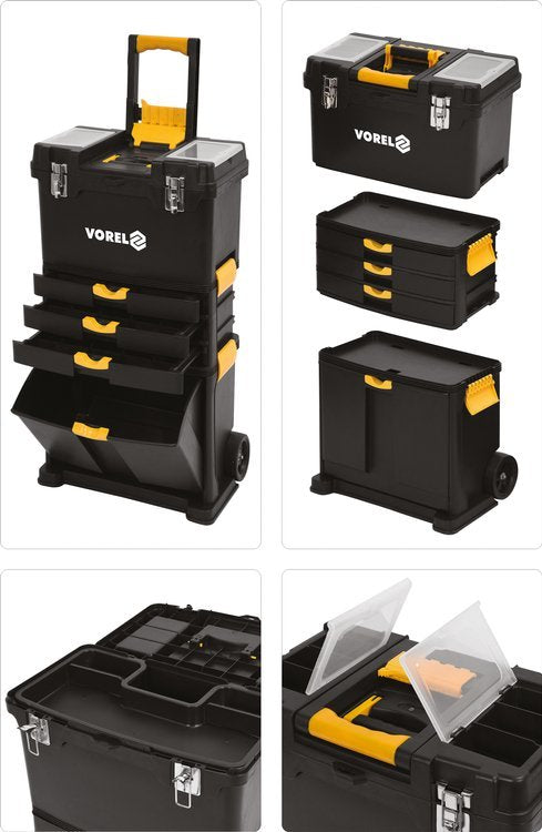 TROLLEY TOOL BOX 3 SEGMENTS (78736)