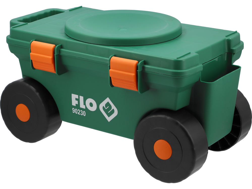 GARDEN CART WITH 360° SEAT AND STORAGE (90230)