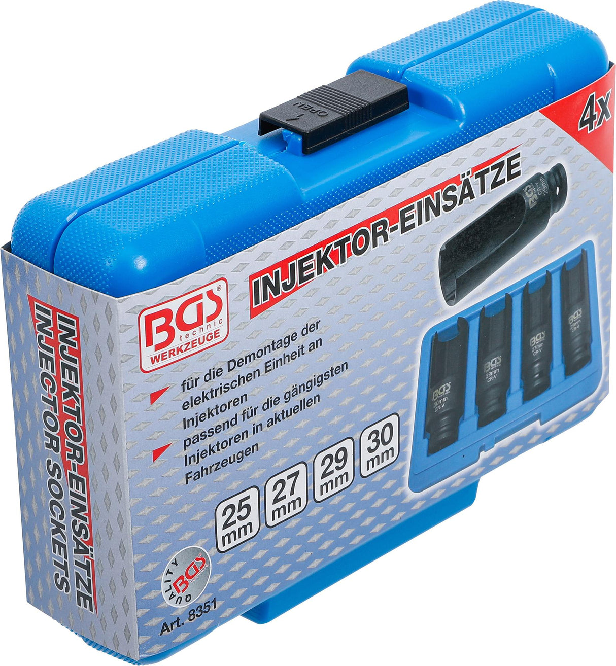 INJECTOR SOCKET SET | 4 PCS. (8351)