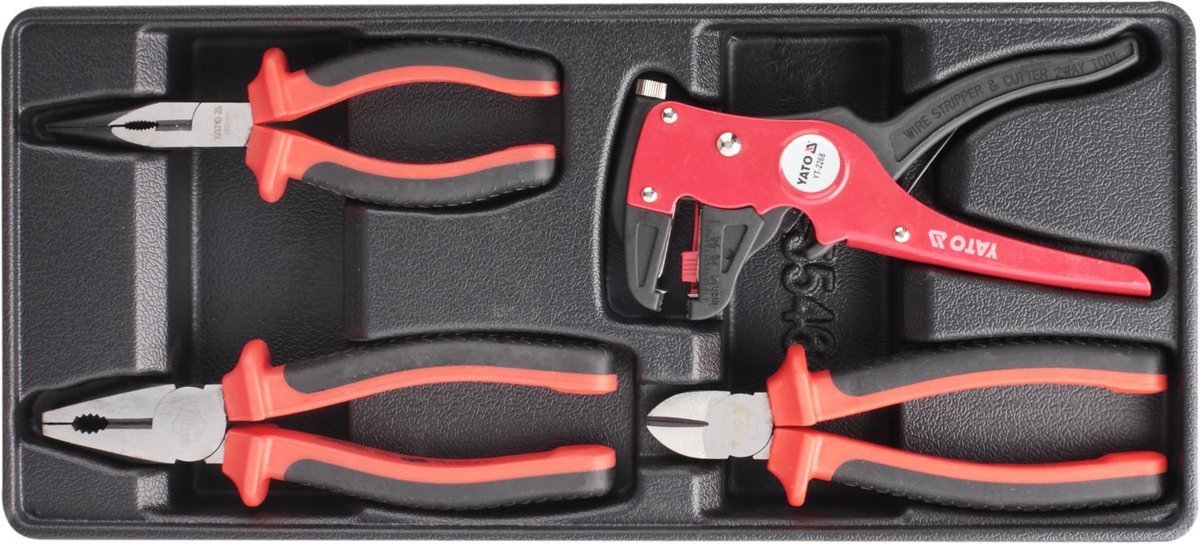 INSULATED PLIERS, 4PCS SET (YT-55464)