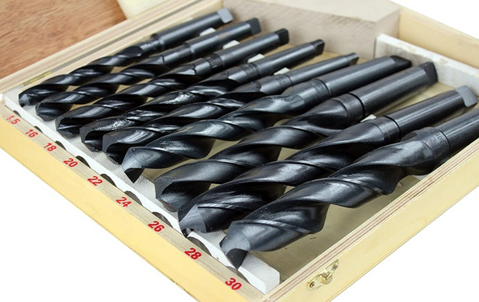 METAL DRILL BIT SET | 14.5-30 MM | MK2 / MK3 | 9 PCS. (SK2009)