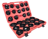 OIL FILTER WRENCH / CUP SET WITH ADJUSTABLE 3-JAW WRENCH | 31 PCS. (WS2700)