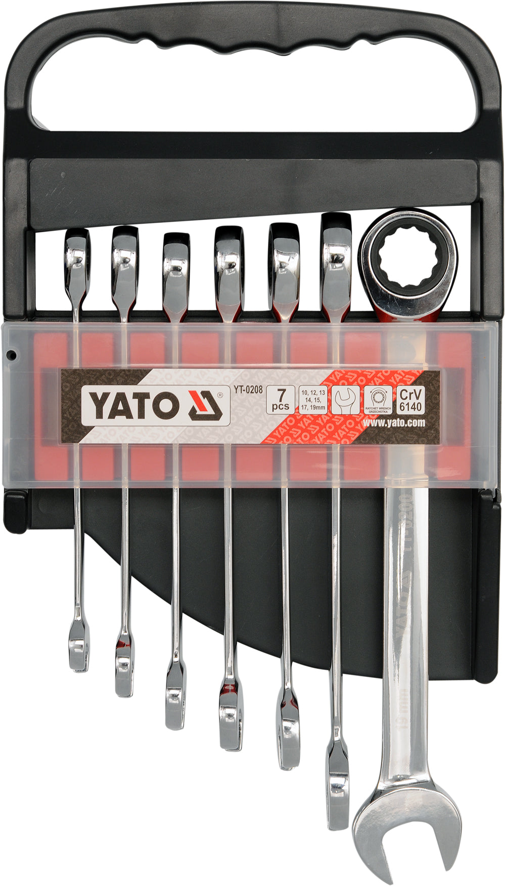 COMBINATION RATCHET WRENCH SET 7PCS (YT-0208)