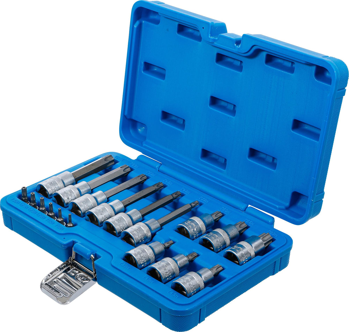 BIT SOCKET SET | 6.3 MM (1/4") / 12.5 MM (1/2") DRIVE | T-STAR TAMPERPROOF (FOR TORX) | 18 PCS. (5174)