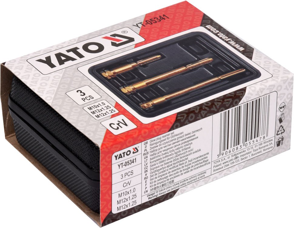 GLOW PLUG REAMER SET (YT-05341)