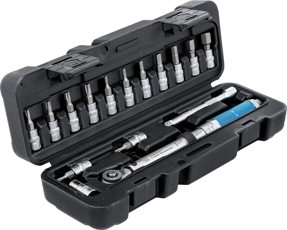 TORQUE WRENCH SET | 6.3 MM (1/4") | 3 - 24 NM | 16 PCS. (72088)