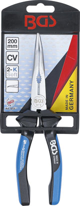 BENT NOSE PLIERS | WITH CUTTING EDGE | 200 MM (673)