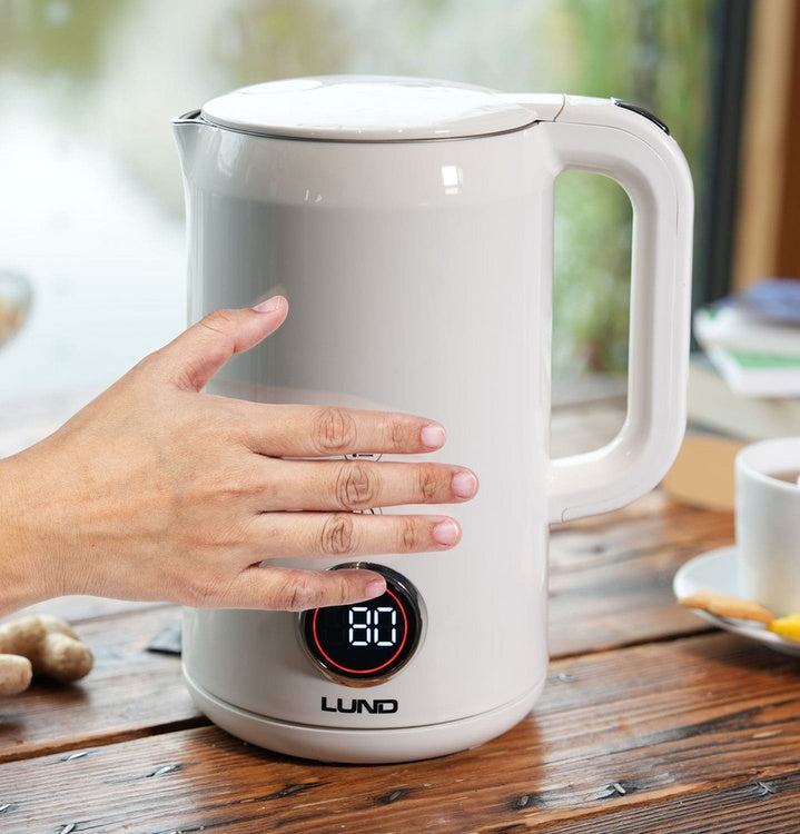 EL. KETTLE 1,7L, TEMP. CONTROL, WHITE (68223)