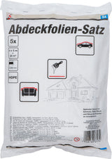 PROTECTIVE FILM SET | HDPE | TRANSPARENT | 4 X 5 M | 20 M² | 5 PCS. (71031)