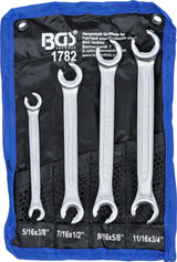 DOUBLE RING SPANNER SET, OPEN TYPE | INCH SIZES | 4 PCS. (1782)