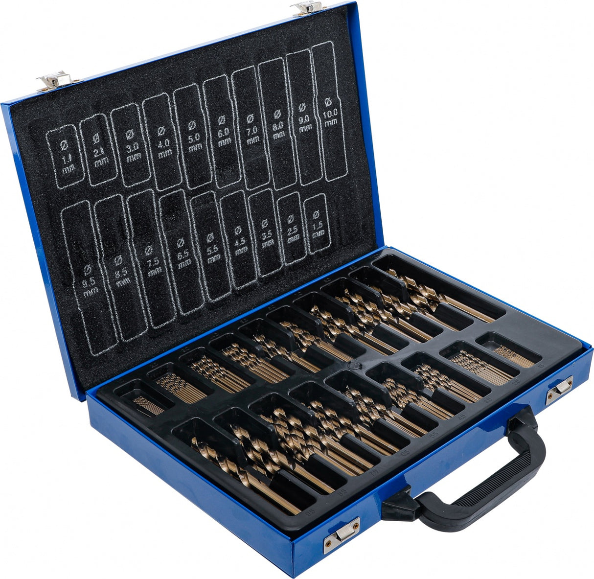 TWIST DRILL SET | HSS | 5% COBALT ALLOY | 1 - 10 MM | 170 PCS. (2000)