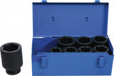 IMPACT SOCKET SET, HEXAGON, DEEP | 25 MM (1") DRIVE | 27 - 50 MM | 8 PCS. (5500)