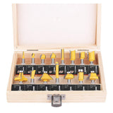 WOOD ROUTER BIT SET | 15 PCS. (SK1637)