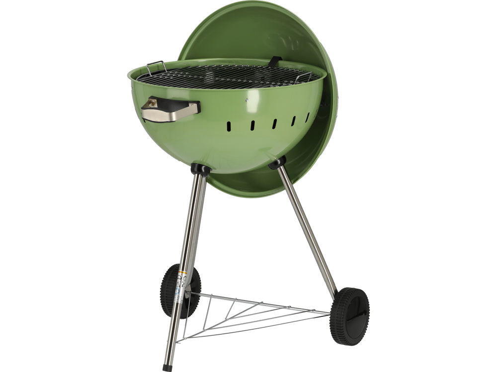 CHARCOAL BBQ, ROUNDED, 54CM GREEN (YG-20303)