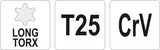 TORX KEY LONG T25 (YT-05497)