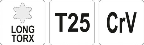 TORX KEY LONG T25 (YT-05497)