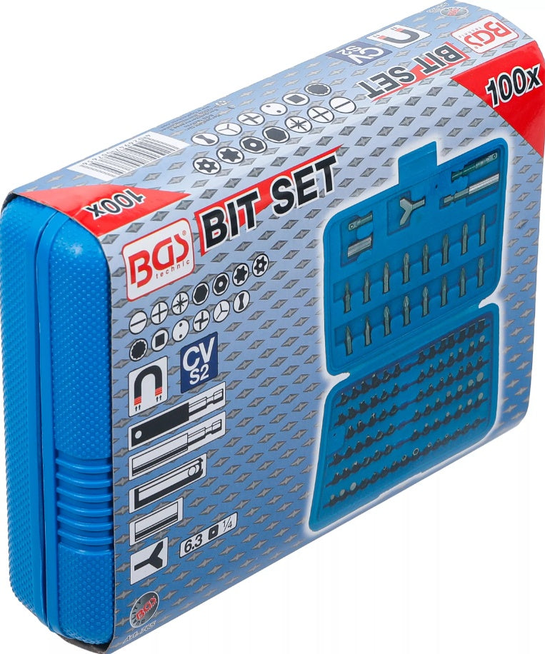 SECURITY BIT SET | 6.3 MM (1/4") DRIVE | 100 PCS. (765)