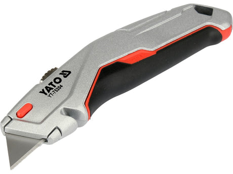 UTILITY KNIFE WITH TRAPEZOID BLADE (YT-75204)