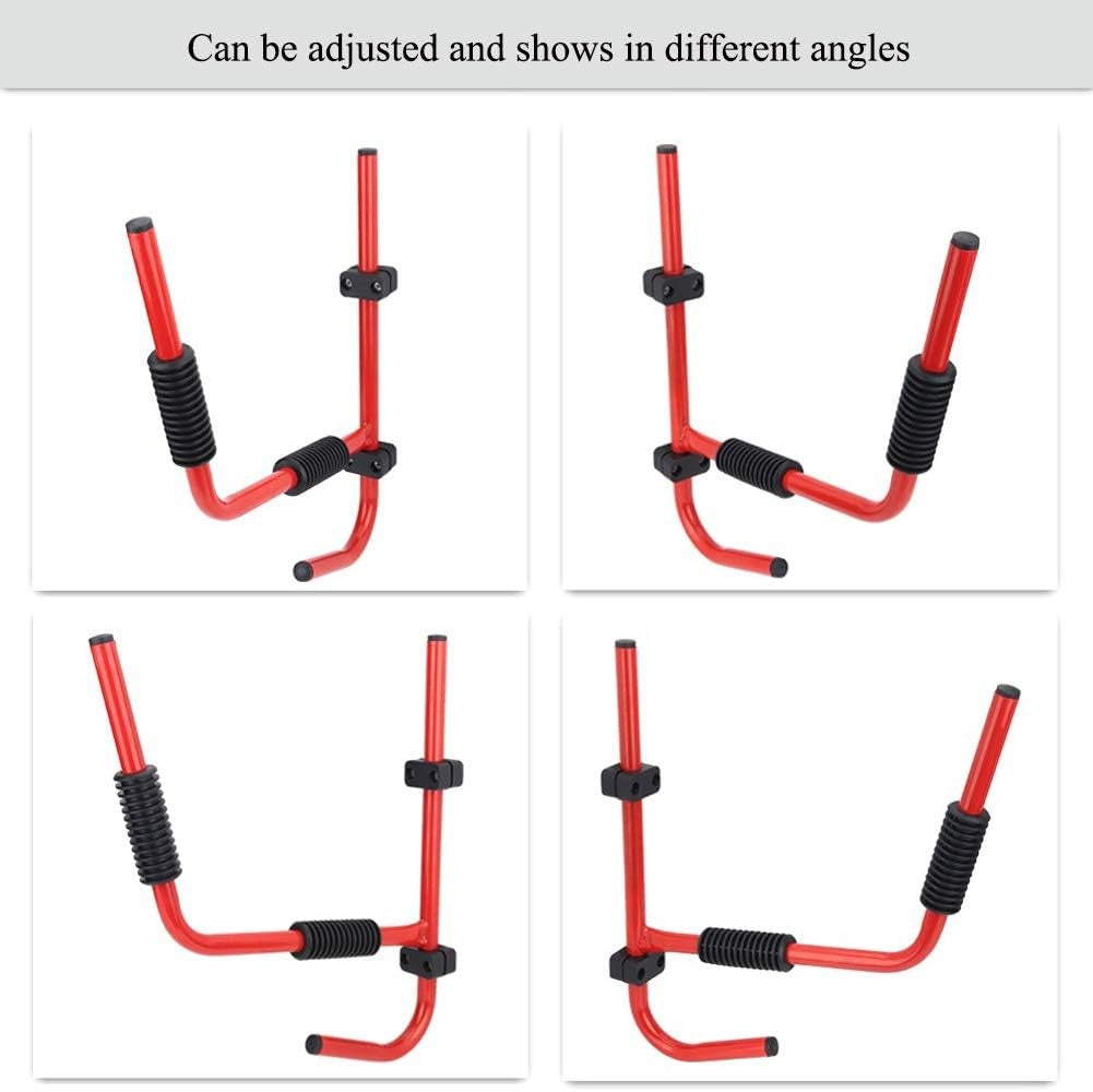 WALL-MOUNTED FOLDING KAYAK AND PADDLE RACK (DR2F)