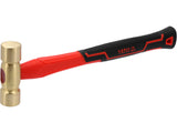 BRASS HAMMER WITH FIBERGLASS HANDLE 500G (YT-45292)