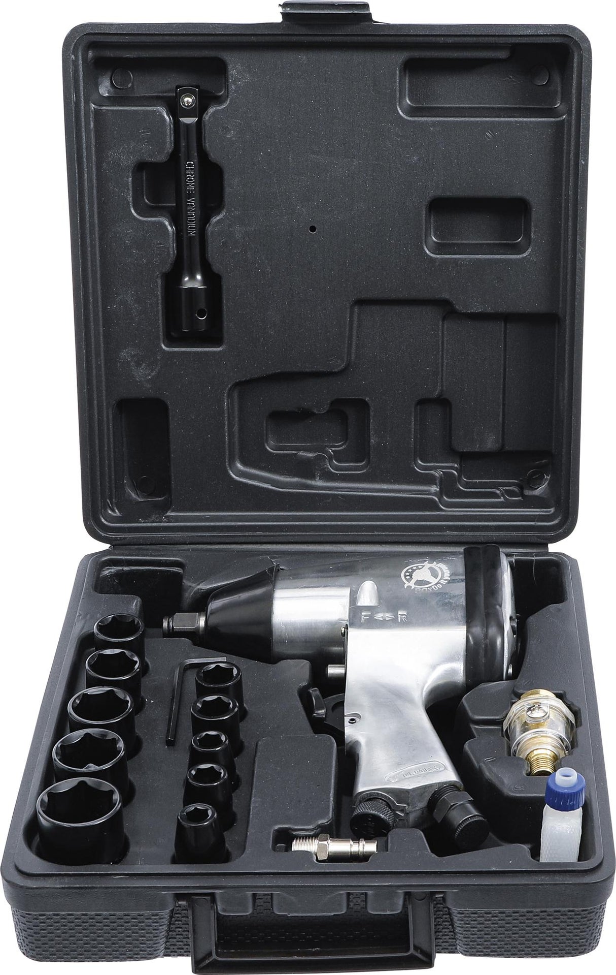 AIR IMPACT WRENCH WITH TOOL SET | 12.5 MM (1/2") | 312 NM | 16 PCS. (3211)