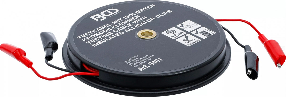 ALIGATOR-CLIP CABLE BOX | 15 M (9401)