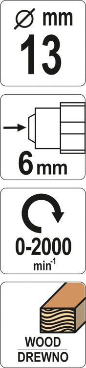 ROTARY RASP FOR WOOD 13MM (YT-61704)