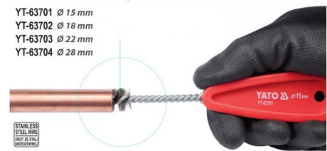 CU PIPE INTERNAL BRUSH 22MM (YT-63703)