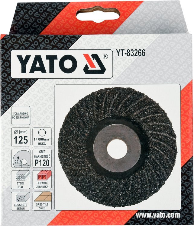 GRINDING DISC UNIVERSAL M14 125MM P120 (YT-83266)