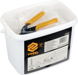TILE LEVELING KIT | STRIPS X 100 PCS / CUPS X 100 PCS / PLIERS X 1 PC (04680)