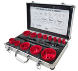 BI-METAL HOLE SAW SET | HSS | 19-76 MM | 17 PCS. (3381E)