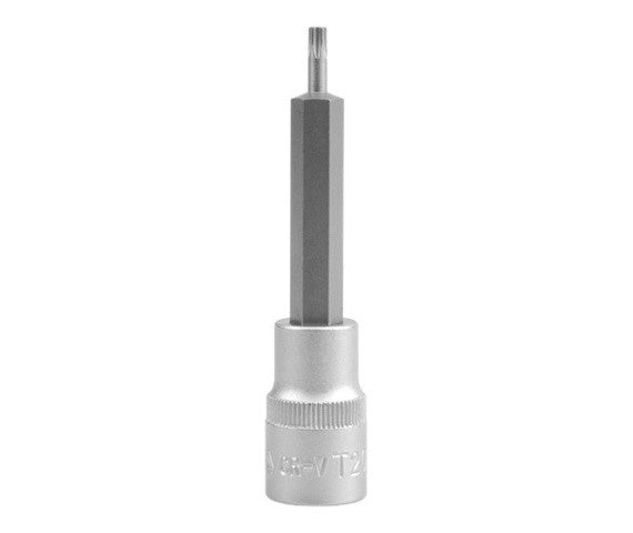 PRESSED BIT IN SOCKET 1/2", 100 MM LENGTH, T20 (YT-0434)