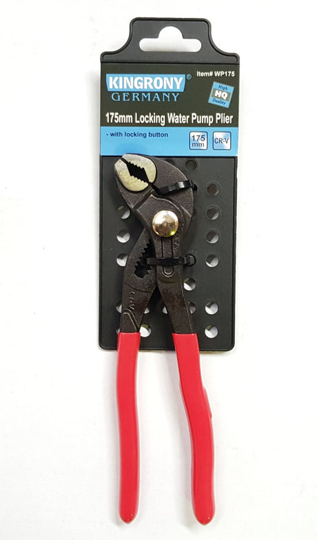 WATER PUMP PLIERS | BUTTON LOCKING | 175 MM (WP175)