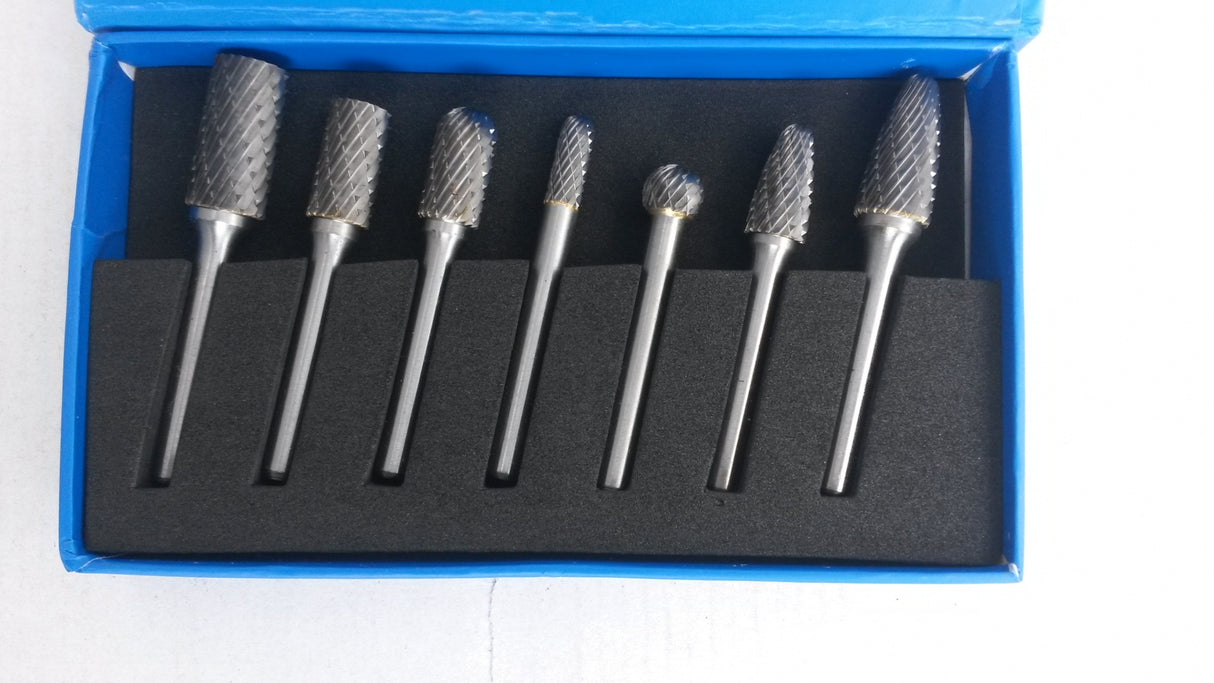 TUNGSTEN CARBIDE DIAMOND BURR SET | 6 MM | 7 PCS. (SK8697)