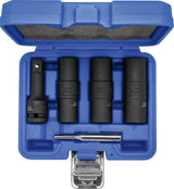 SPECIAL IMPACT DOUBLE-SIDED SOCKET SET / EXTERNAL HEXAGON & SCREW EXTRACTORS 17 - 19 - 21 MM | 12.5 MM (1/2") | 3-TLG. (7467)