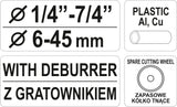 PIPE CUTTER 6-45MM (YT-2233)