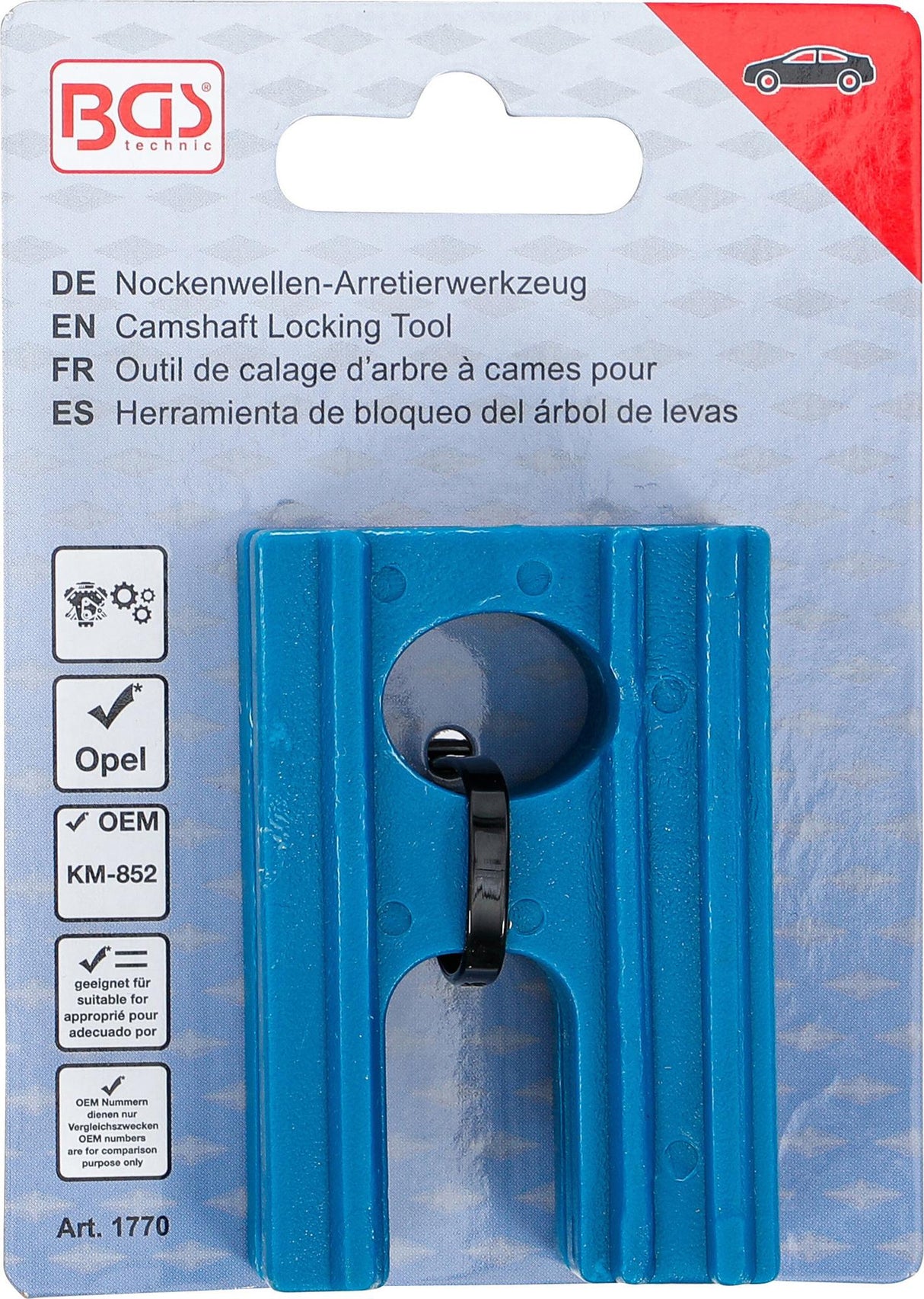 CAMSHAFT LOCKING TOOL | FOR OPEL / VAUXHALL ASTRA, CORSA, VECTRA (1770)