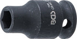 IMPACT SOCKET, HEXAGON | 6.3 MM (1/4") DRIVE | 6 MM (7286)