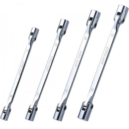 SWIVEL HEAD WRENCH SET 4 PCS. 10-17 MM STAHLBERG (H3909S)